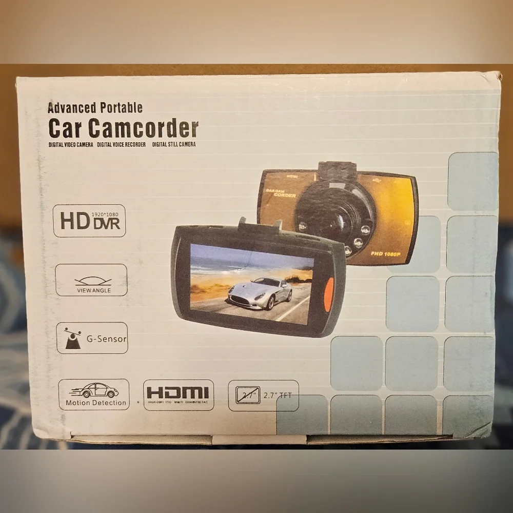 HD DVR Camera Recorder - Blue and Orange